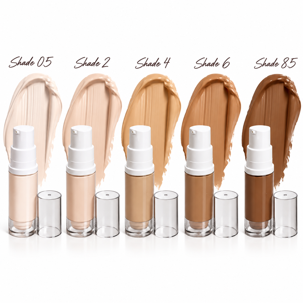 Foundation Tester Set – 5 × 5ml | Danessa Myricks & FACEatelier