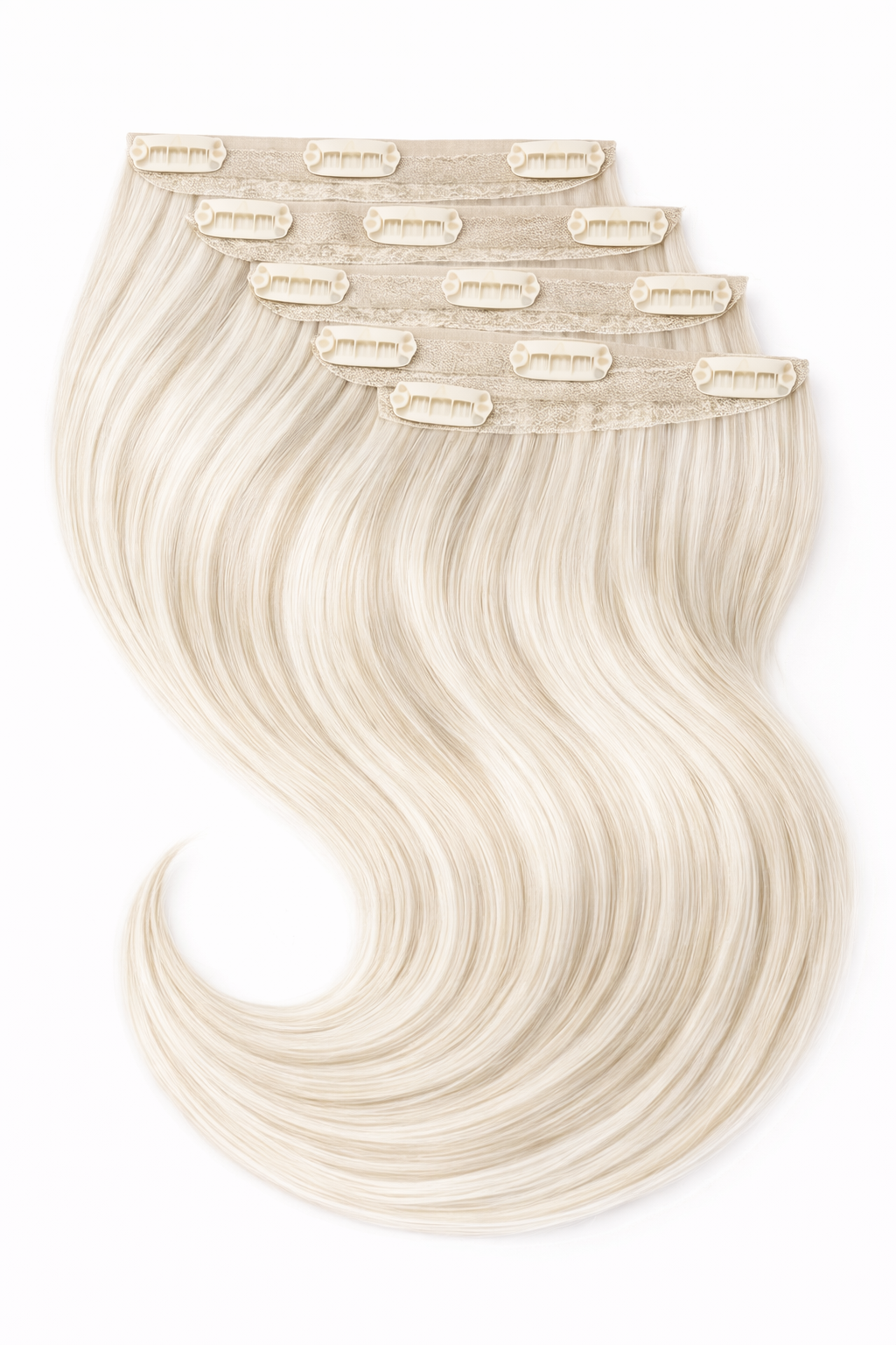 Tigerzzz-Stylists Echthaar Clip-in Extensions: 8-teiliges Set, 45cm, 120g