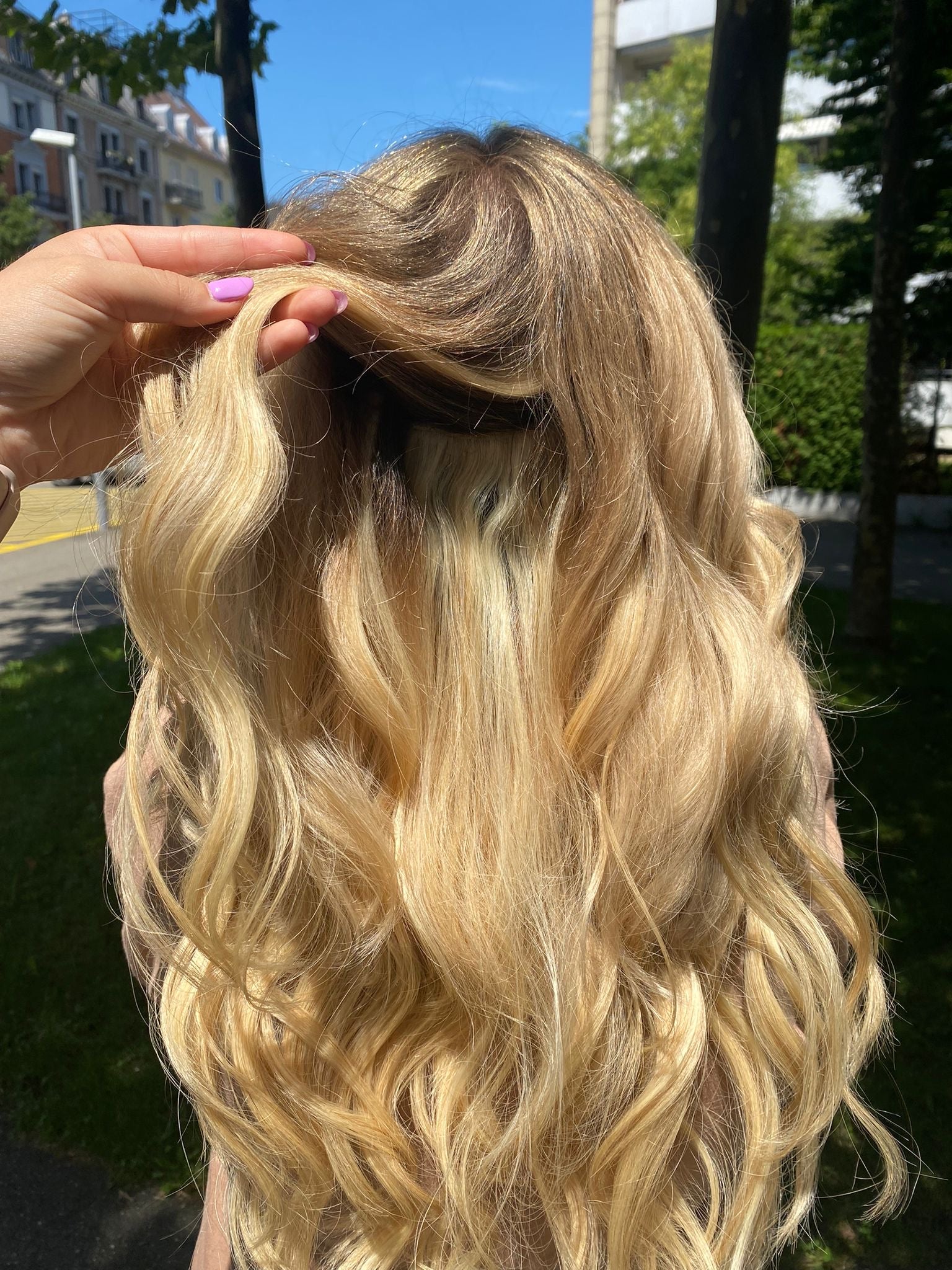 Tigerzzz-Stylists Echthaar Clip-in Extensions: 8-teiliges Set, 45cm, 120g