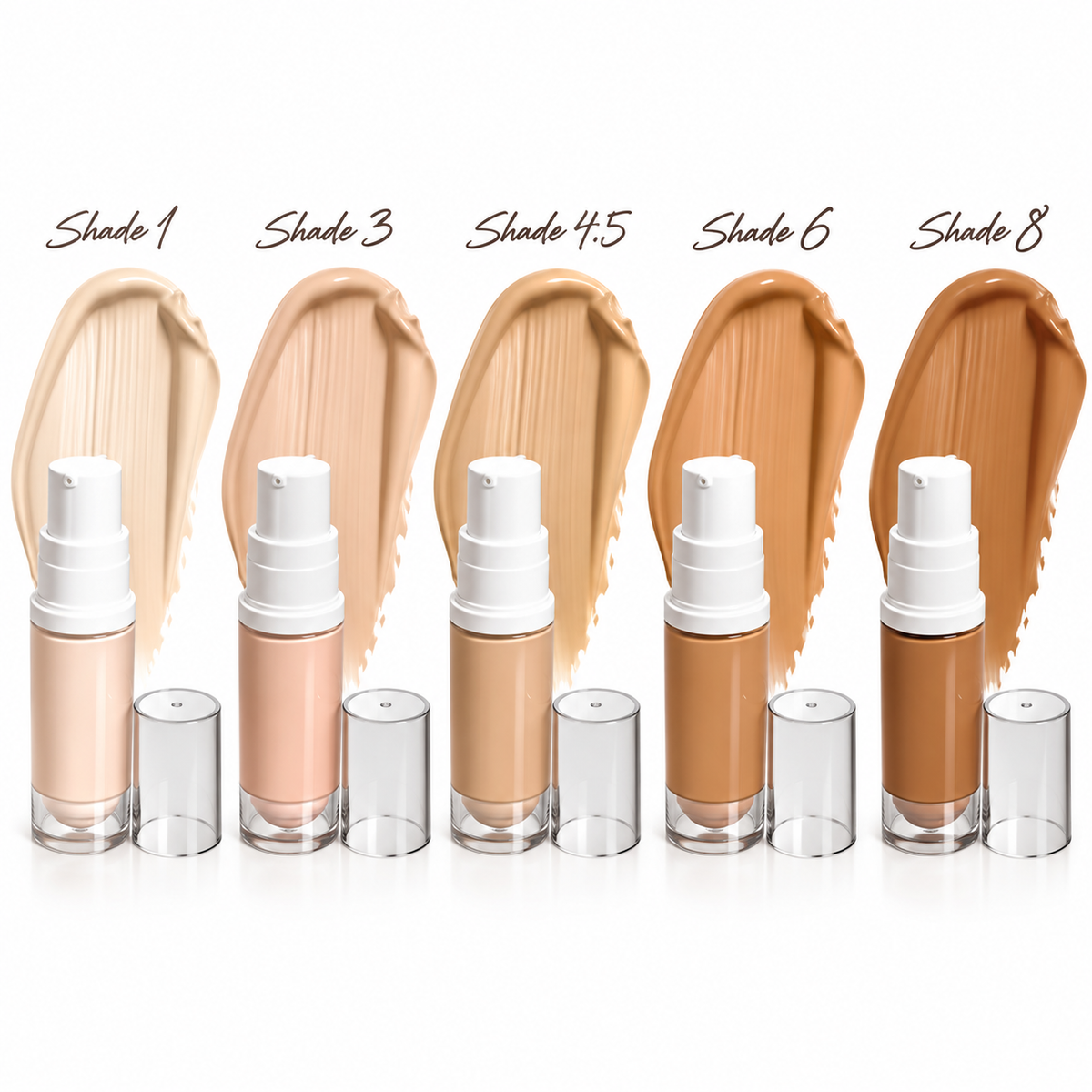 Foundation Tester Set – 5 × 5ml | Danessa Myricks & FACEatelier