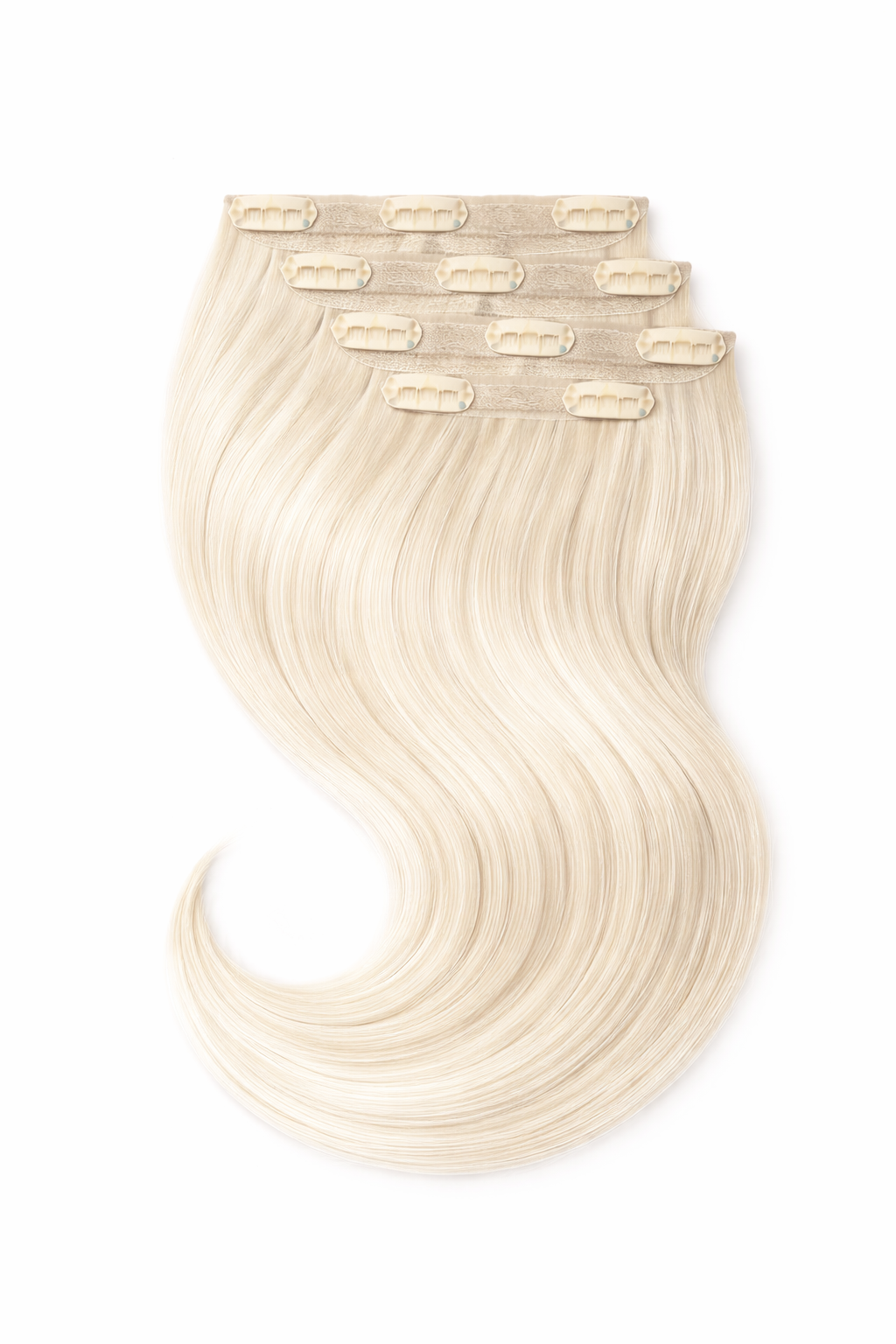 Tigerzzz-Stylists Echthaar Clip-in Extensions: 8-teiliges Set, 45cm, 120g