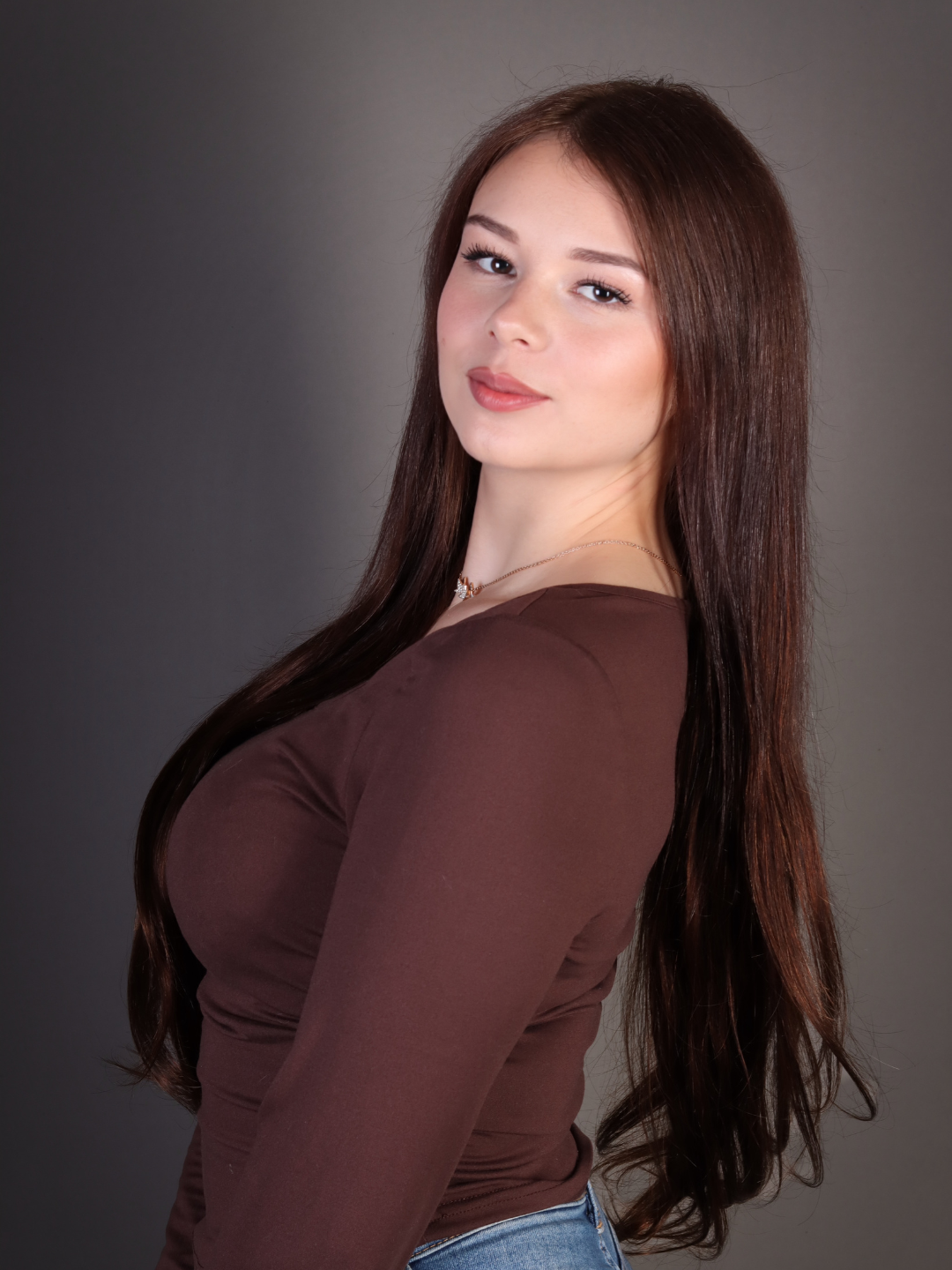 Tigerzzz-Stylists Real Hair Clip-in Extensions: black brown #1b, up to 55cm, 220g