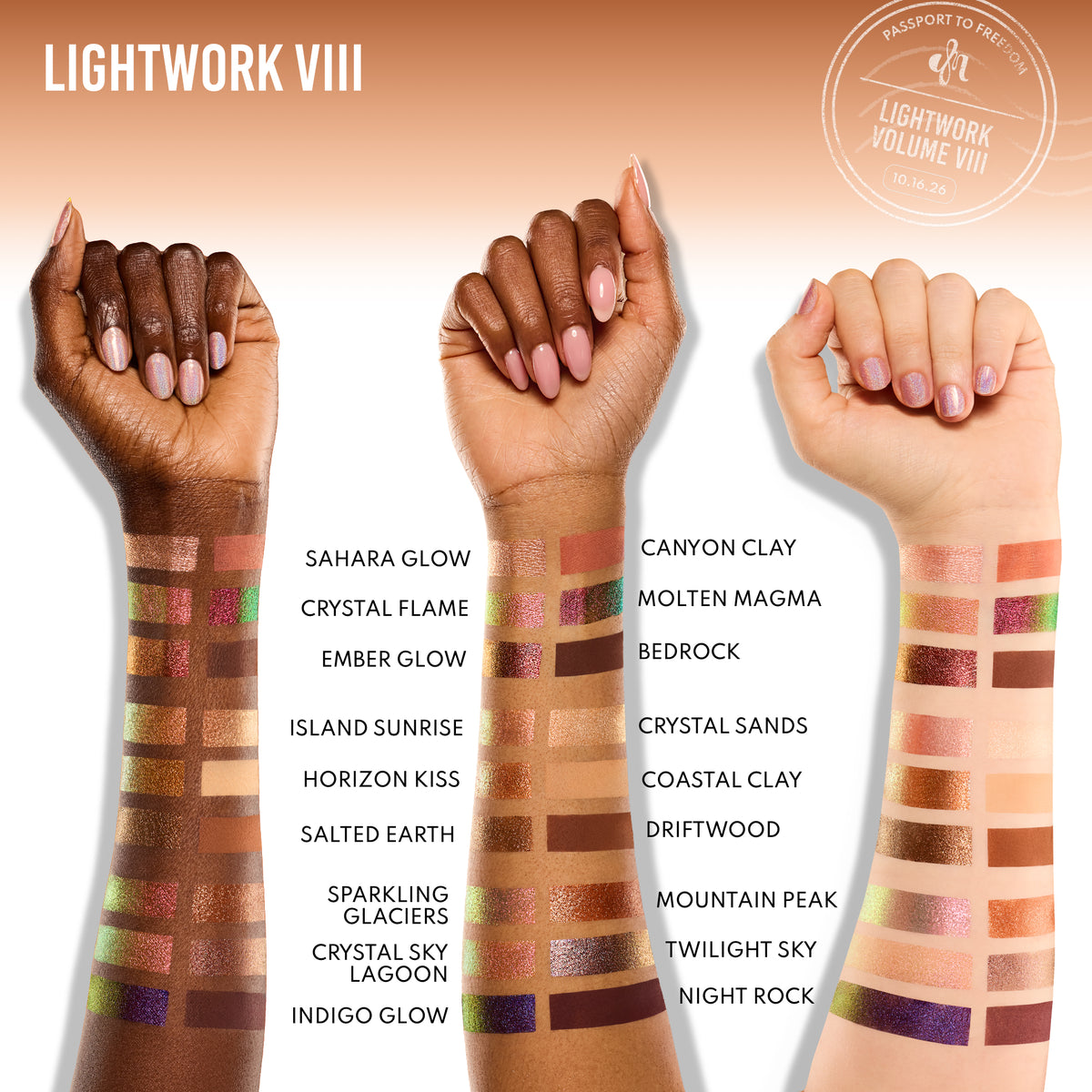 Danessa Myricks Lightwork 8 (VIII) Lidschattenpalette, Limited Edition