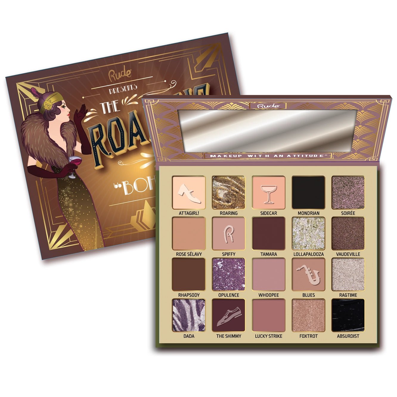 Rude Cosmetics Roaring Twenties Bohemia Lidschattenpalette