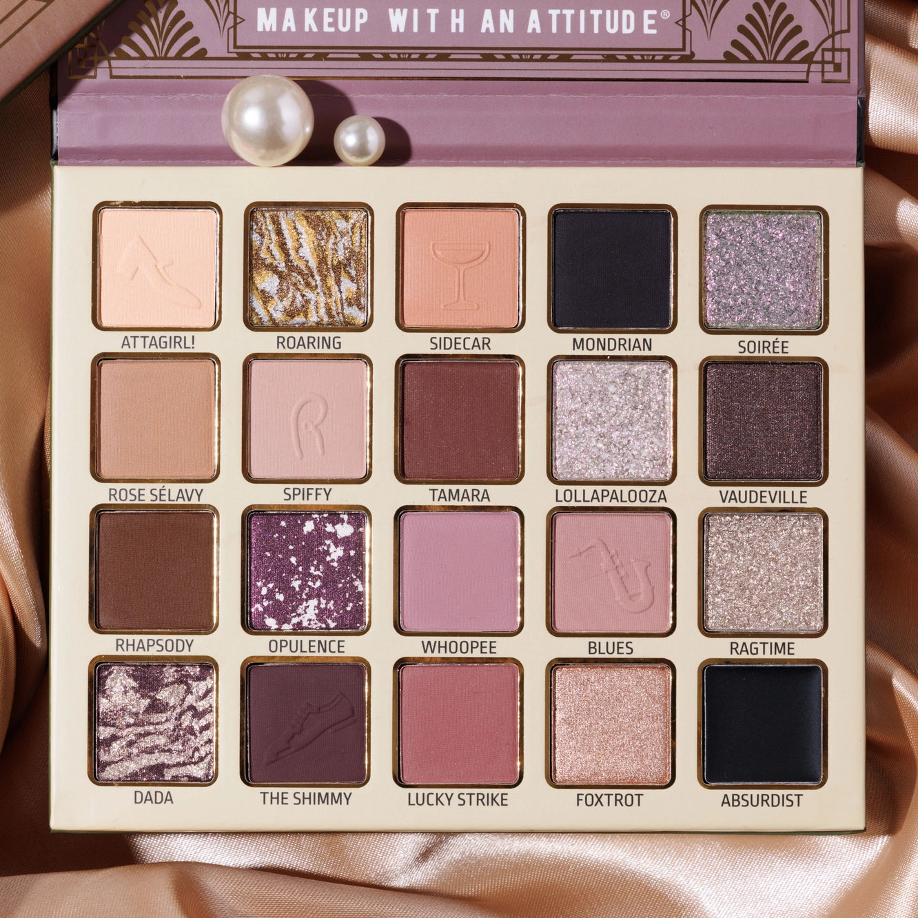 Rude Cosmetics Roaring Twenties Bohemia Lidschattenpalette