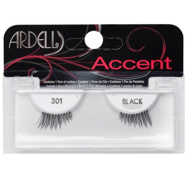 Ardell Accents Lashes 301, Wimpern, schwarz - Tigerzzz-Shop