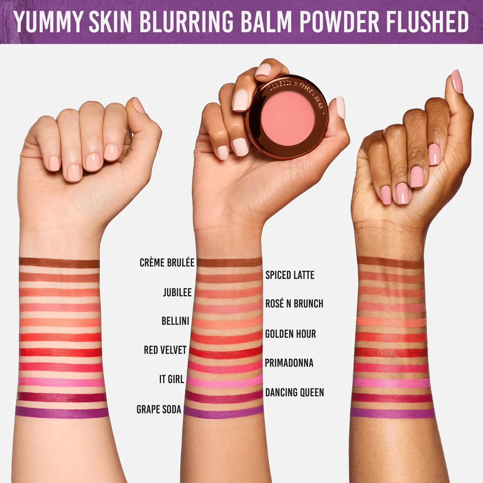 Danessa Myricks Yummy Skin Blurring Balm Powder Flushed, vegan - Tigerzzz - Shop