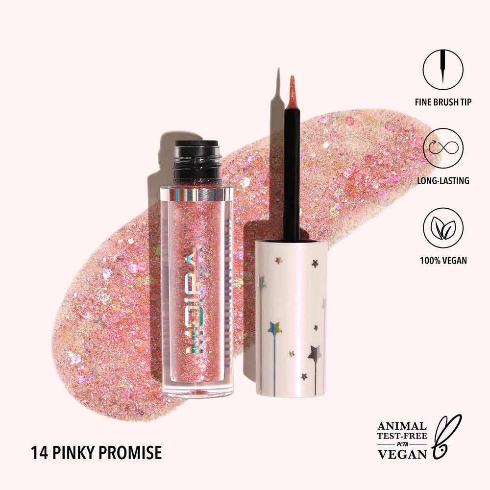 Moira Beatuy Glitter Glitter Liner - Tigerzzz - Shop