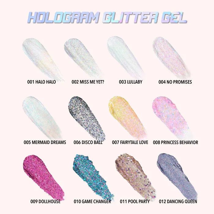 Moira Beauty Hologram Glitter Gel (vegan) - Tigerzzz - Shop