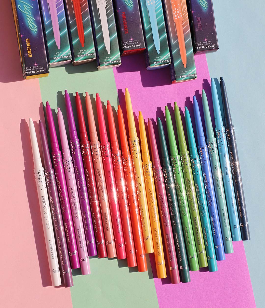 Rude Cosmetics, City of Flashing Lights, Micro Retractable Liner Collection, vegan - Tigerzzz-Shop