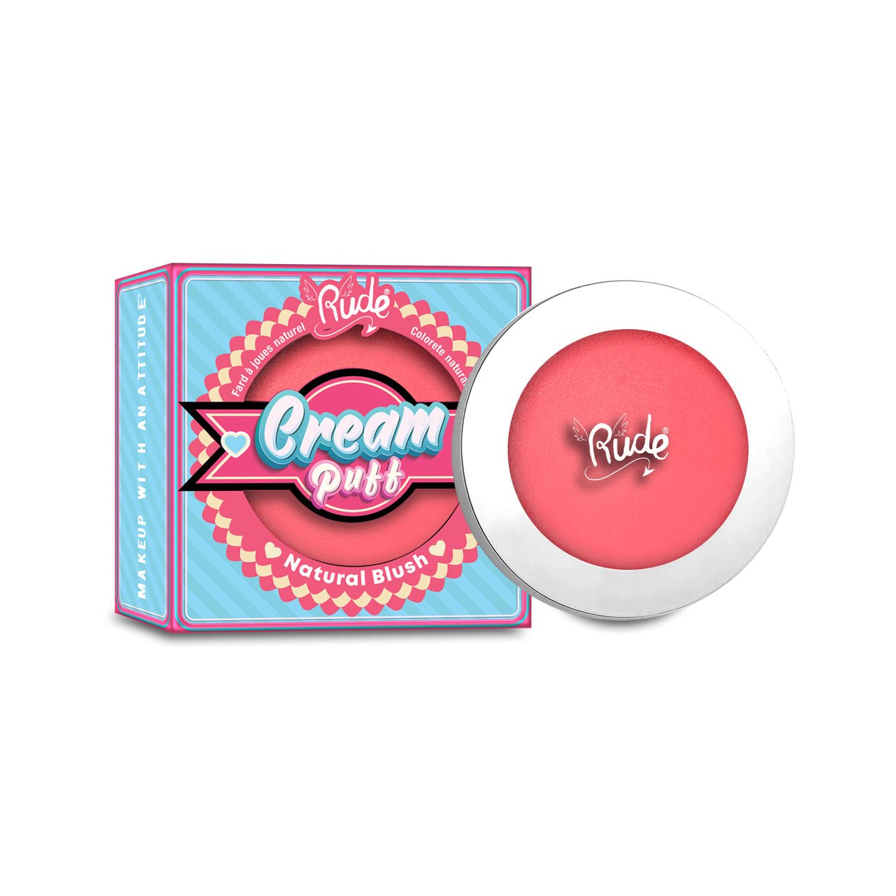 Rude Cosmetics - Cream Puff Natural Blush - Tigerzzz-Shop