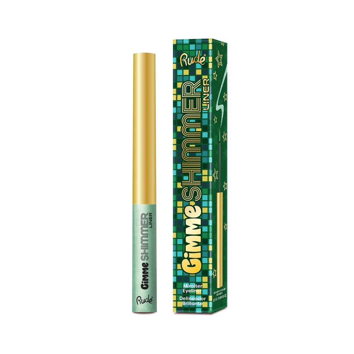 Rude Cosmetics, Gimme Shimmer Eyeliner (vegan) emerald - Tigerzzz - Shop