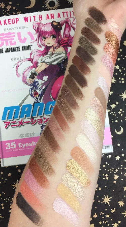 Rude Cosmetics, Manga Anime Eyeshadow Palette (vegan) - Tigerzzz-Shop