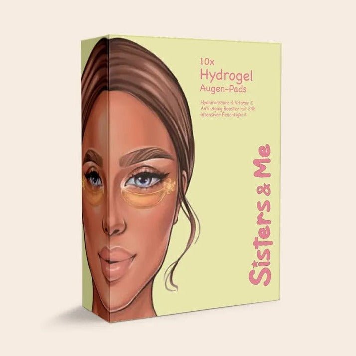 Sisters & me, Hydrogel Eyepatches Gold, 10 Stück, vegan - Tigerzzz-Shop