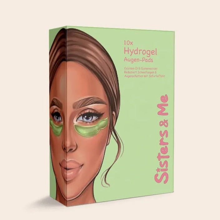 Sisters & me, Hydrogel Eyepatches Green, 10 pieces, vegan