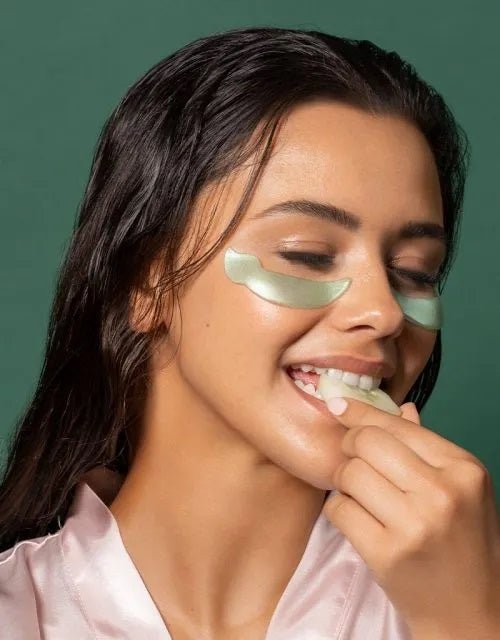 Sisters & me, Hydrogel Eyepatches Green, 10 Stück, vegan - Tigerzzz-Shop