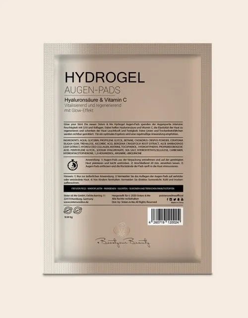 Sisters & me, Hydrogel Eyepatches White, 10 Stück, vegan - Tigerzzz-Shop