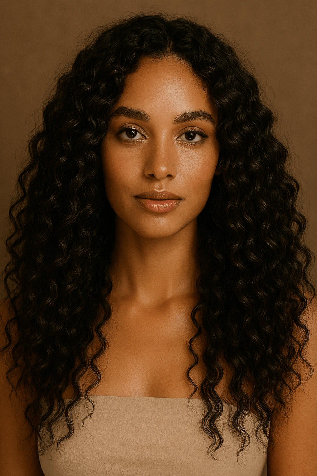 Tigerzzz - Stylists Clip - in Extensions: schwarzbraun #1b, 40cm, 120g, curly - Tigerzzz - Shop