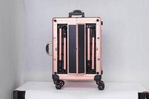 Tigerzzz-Stylists, Make-up Koffer mit Licht und Spiegel (rose gold), trolley with light - Tigerzzz-Shop