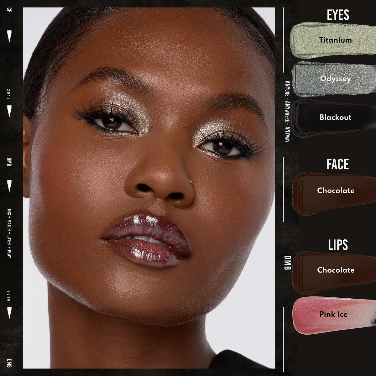 Danessa Myricks Colorfix Foils (vegan) multiuse Make-up
