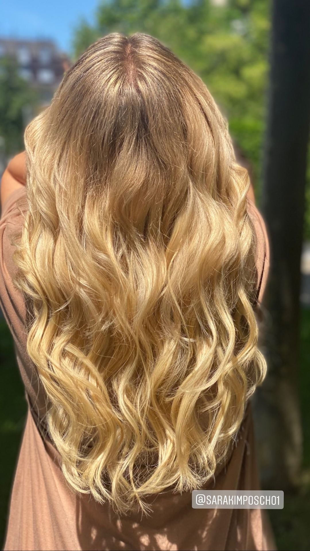 Tigerzzz-Stylists Echthaar Clip-in Extensions: 8-teiliges Set, 45cm, 120g