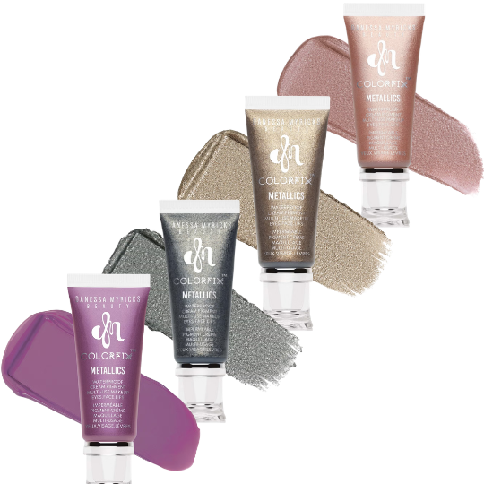 Danessa Myricks Colorfix Metallics (vegan), Lidschatten, Lippen, Blush-Farben, wasserfest - Goldmine
