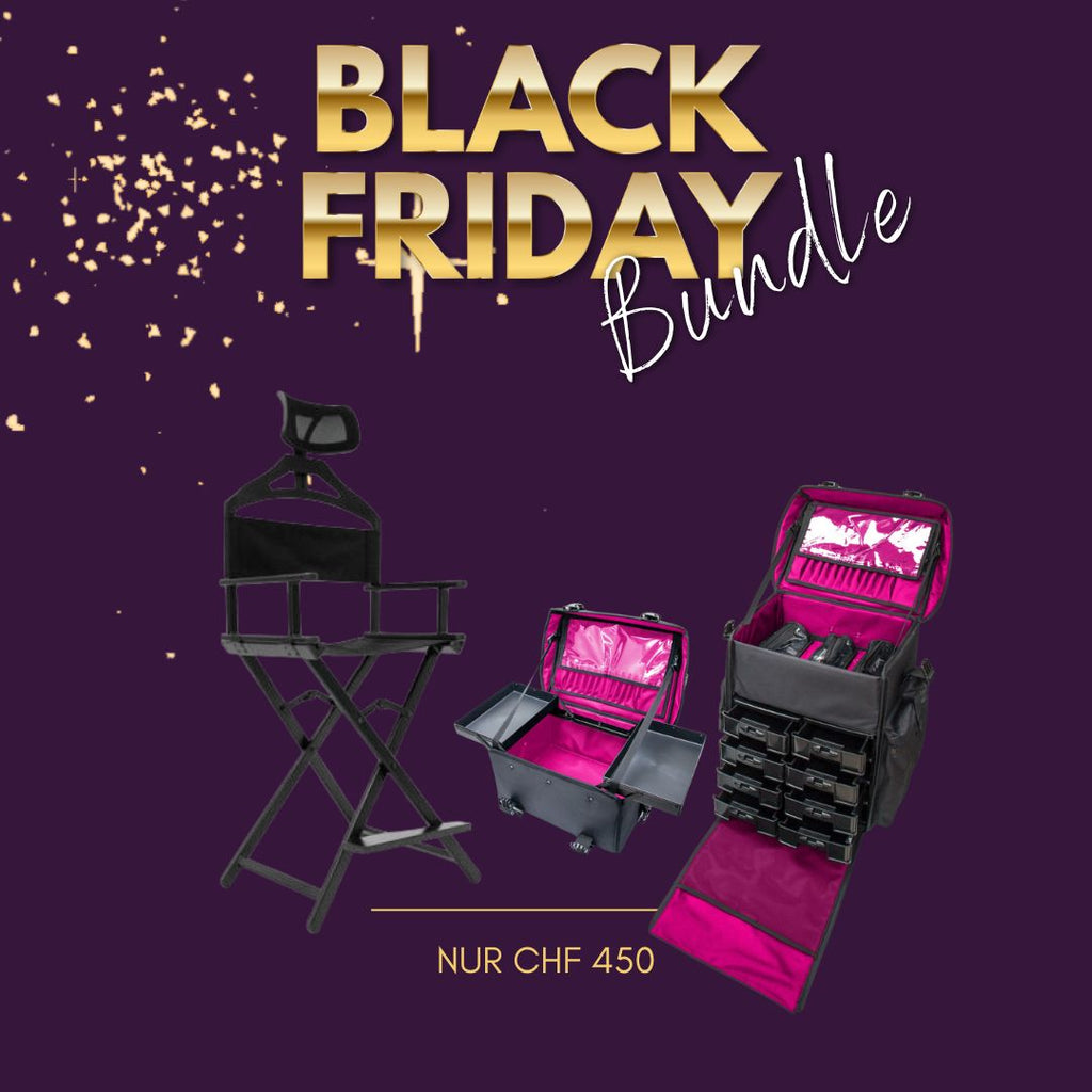 Black Friday Bundle: Makeup-Koffer-Set und Makeup Artist Stuhl