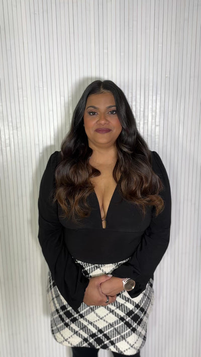 Haarfarbeffekt mit Clip in Extensions