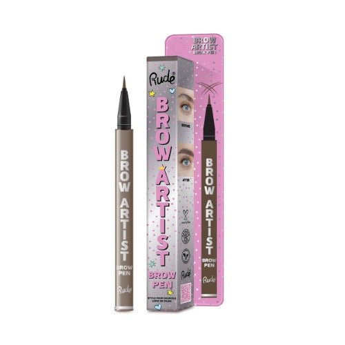Rude Cosmetics Augenbrauen Stift: Artist Brow Pen Neutral Brown - Tigerzzz-Shop