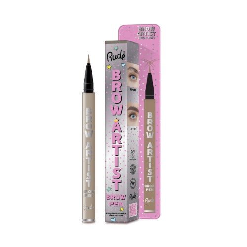 Rude Cosmetics - Augenbrauen Stift: Artist Brow Pen Taupe - Tigerzzz-Shop