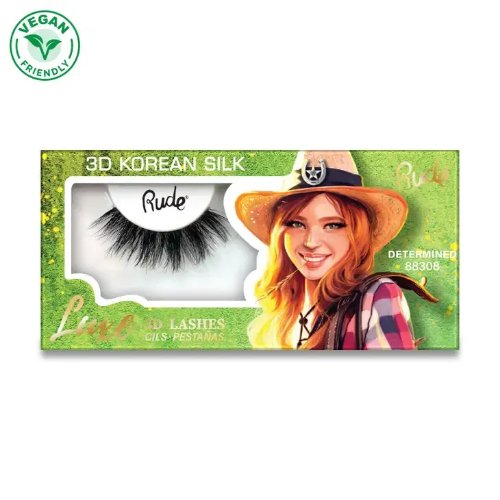 Rude Cosmetics - Determained, Luxe 3D Premium Faux Mink Lashes Vegan - Tigerzzz-Shop