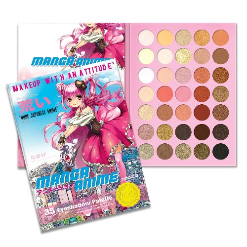 Rude Cosmetics, Manga Anime Eyeshadow Palette (vegan) - Tigerzzz-Shop