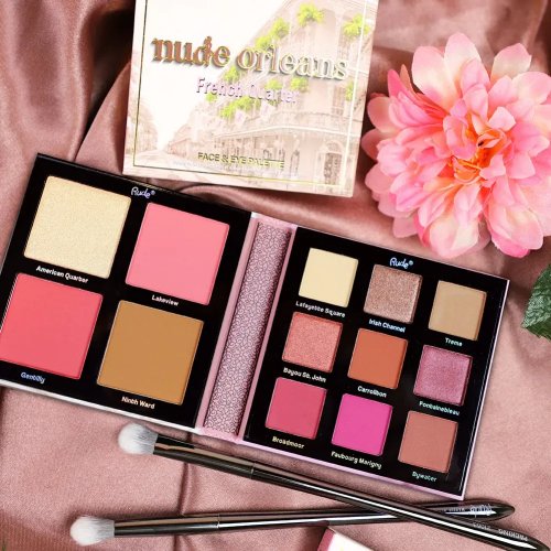 Rude Cosmetics, Nude Orleans Eyes & Face Palette (vegan) - Tigerzzz-Shop
