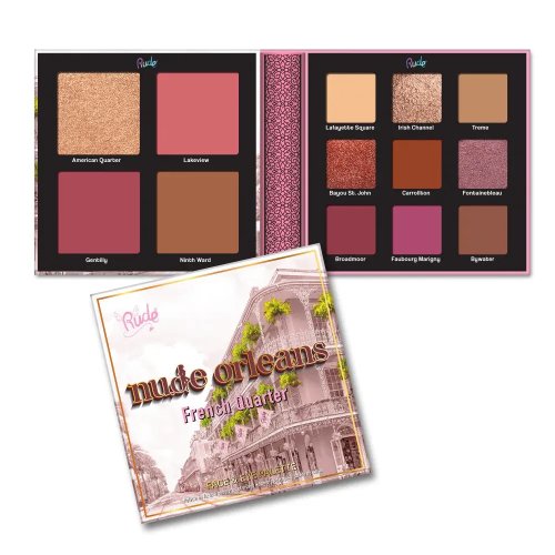 Rude Cosmetics, Nude Orleans Eyes & Face Palette (vegan) - Tigerzzz-Shop