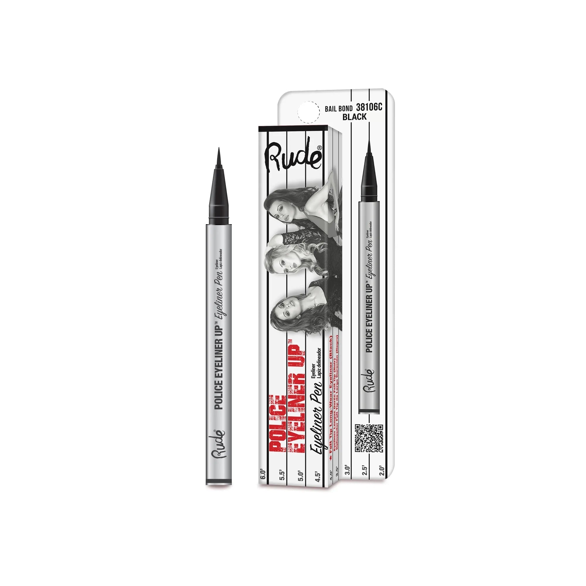 Rude Cosmetics - Police Eyeliner Up Eyeliner Pen - Tigerzzz - Shop
