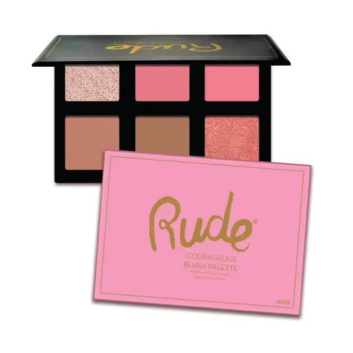 RUDE Courageous Blush Palette - Tigerzzz - Shop