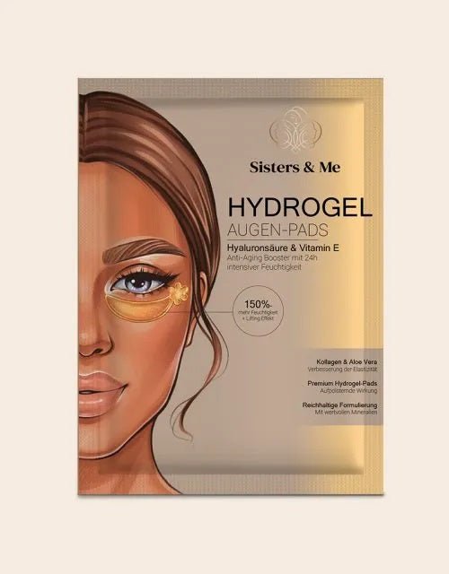 Sisters & me, Hydrogel Eyepatches Gold, 10 Stück, vegan - Tigerzzz-Shop