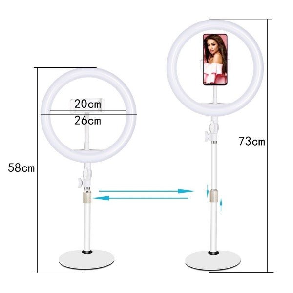 Tigerzzz Fill Light, Ringlicht, Licht für Beauty Blogger, Licht für Videocalls - Tigerzzz-Shop