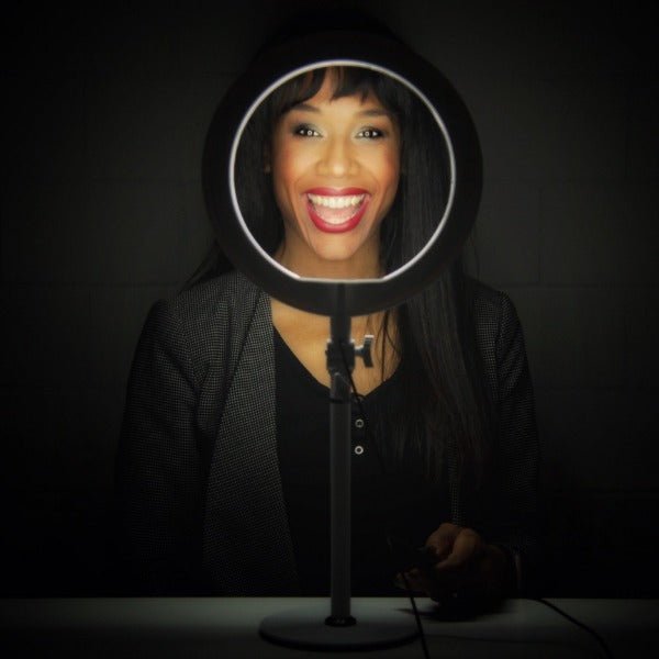 Tigerzzz Fill Light, Ringlicht, Licht für Beauty Blogger, Licht für Videocalls - Tigerzzz-Shop