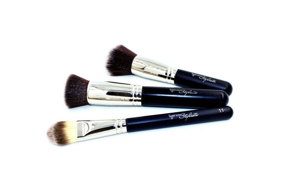 Tigerzzz-Stylists - Foundation/Puder Pinsel "Multipack" (10 Pinsel), vegan - Tigerzzz-Shop