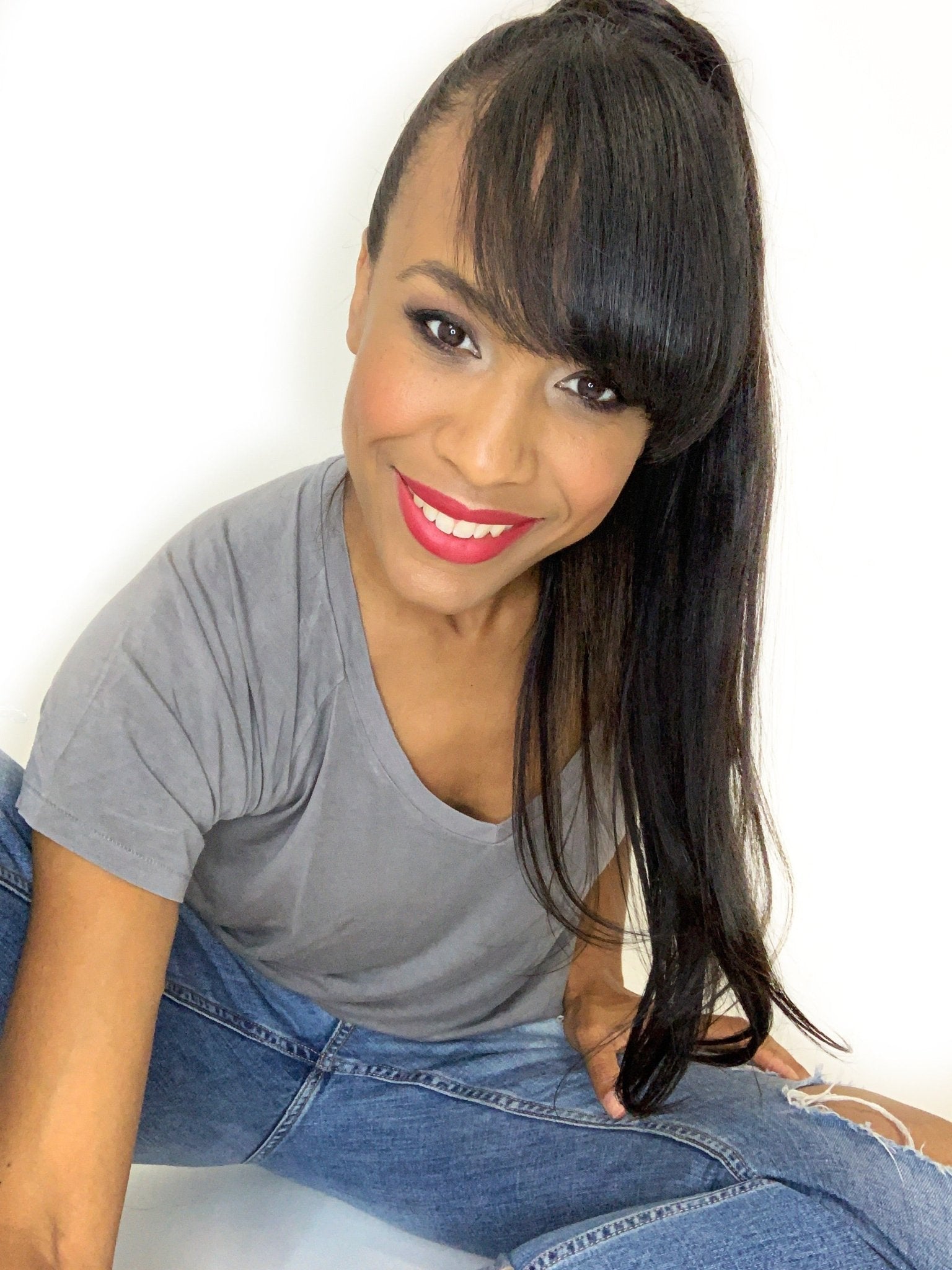 Tigerzzz-Stylists Ponytail Extensions (schwarzbraun Nr. 1b) 55cm, 100 Gramm - Tigerzzz-Shop